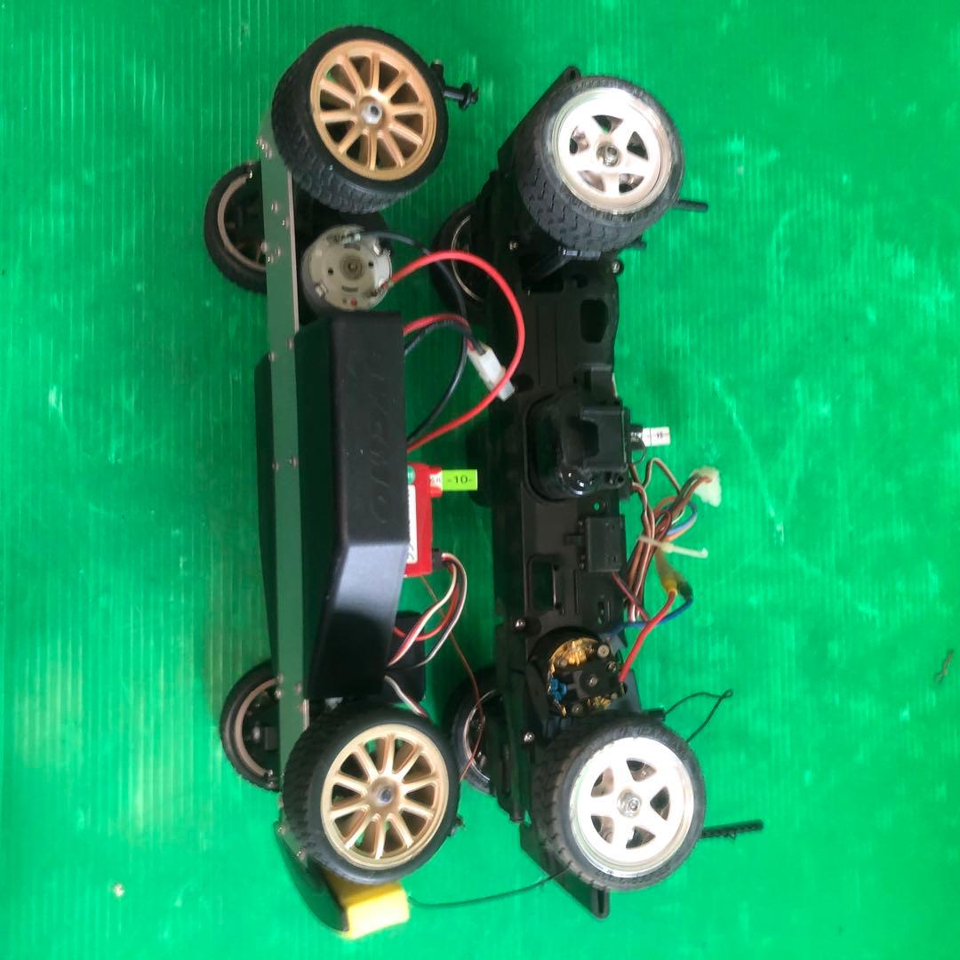 電動ラジコンカー シャーシ パーツ多数 現状渡し