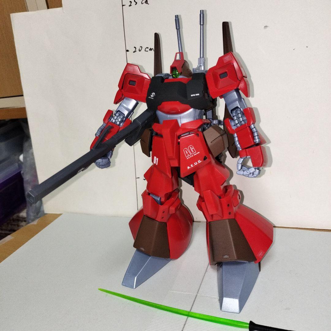 MG 1/100 リック・ディアス クワトロカラー 塗装完成品 赤 ガンプラ