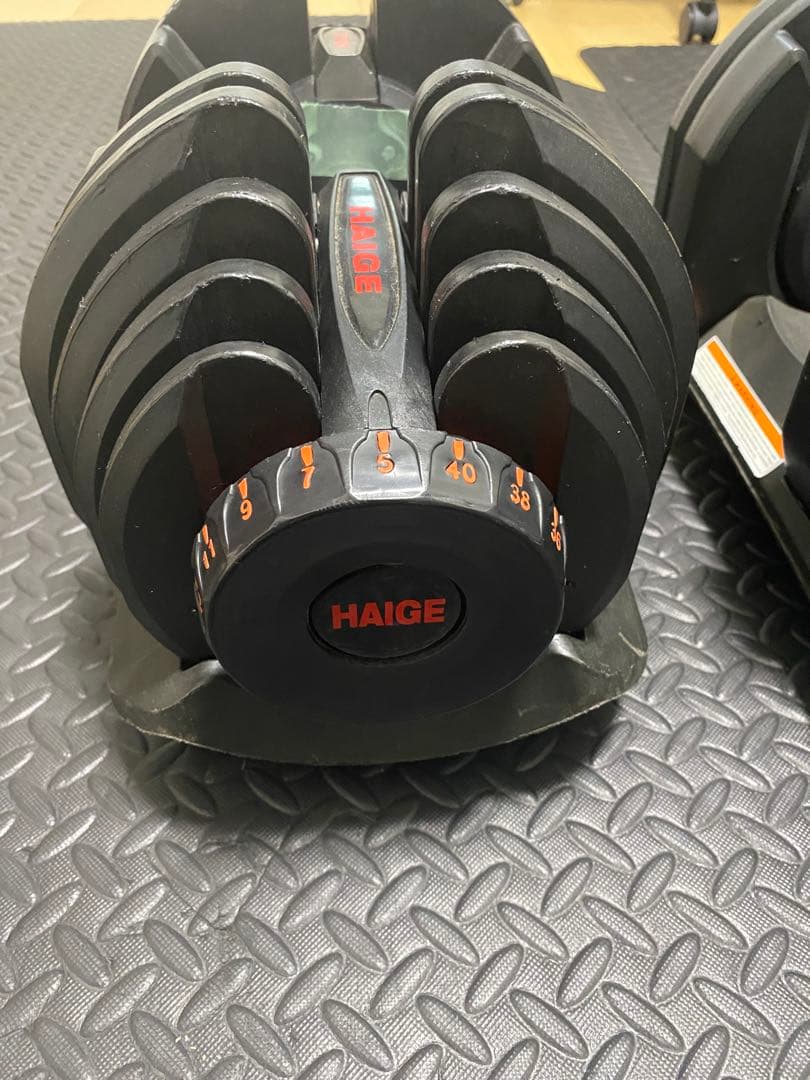 HAIGE可変ダンベル 40kg &リーディングエッジトレーニングベンチ