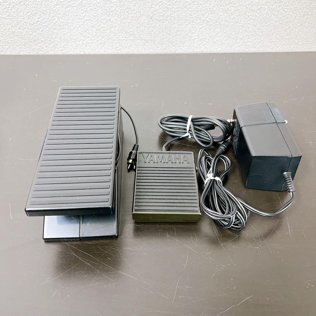YAMAHA 電子キーボード PSR-510 譜面台ペダル2種アダプター付完動品