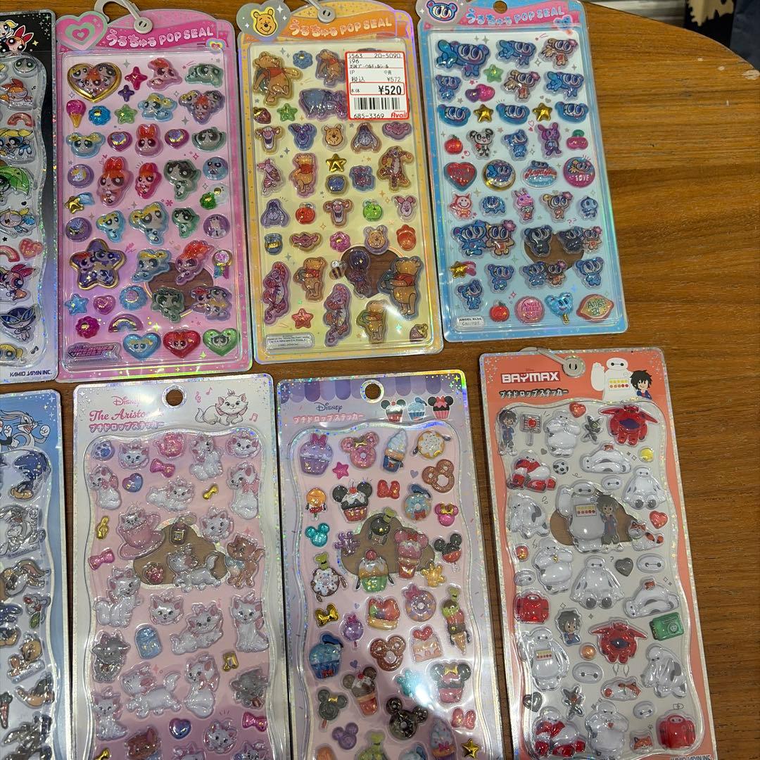 （正規品）うるちゅる　プチドロップシール ディズニートムジェリまとめ売り‪‪