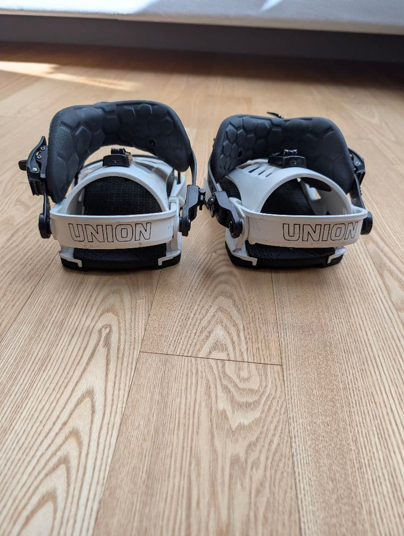 UNION ATLAS ホワイト スノーボードビンディング Mサイズ 17/18