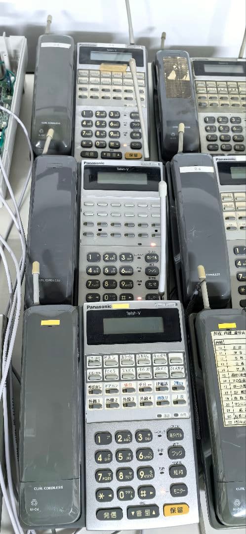 Panasonic VB-E411DC コードレス電話機　7台セット　現状販売