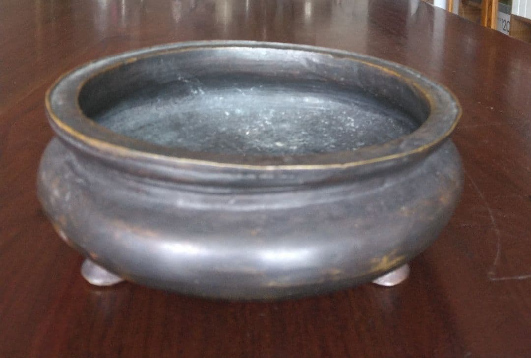 3足銅香炉 家藏珍寶  中国古玩 骨董