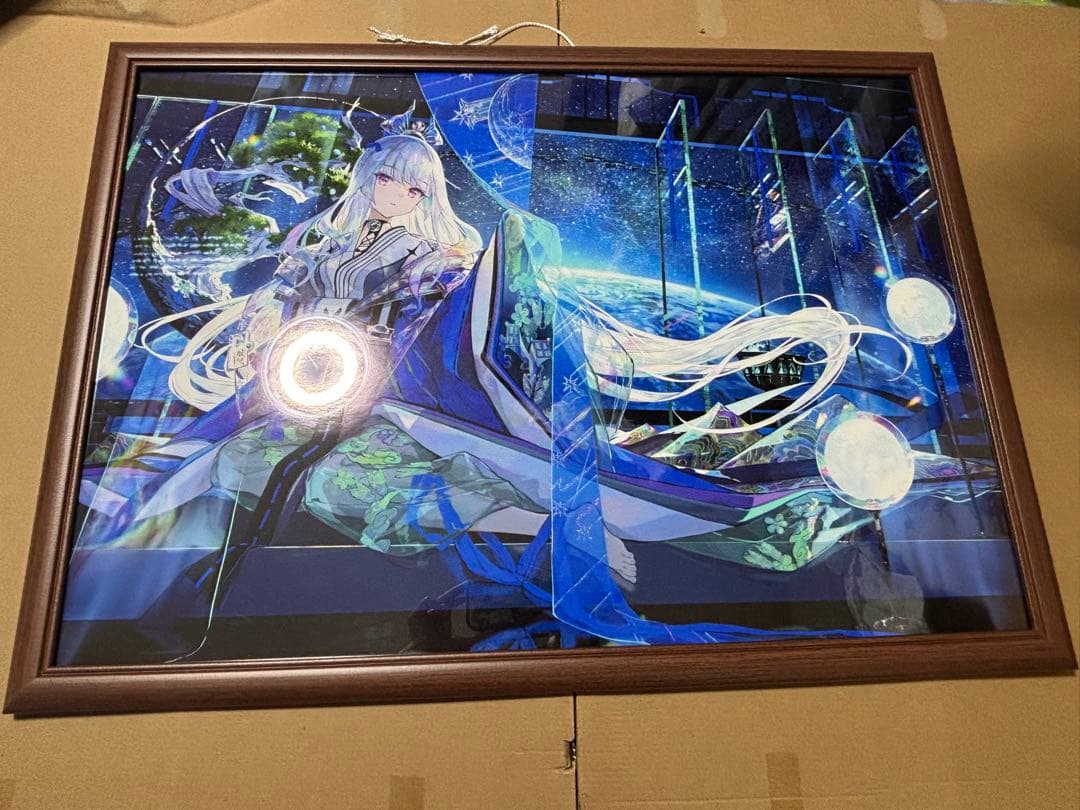 絵師100人展 11 藤ちょこ かぐや姫 複製原画