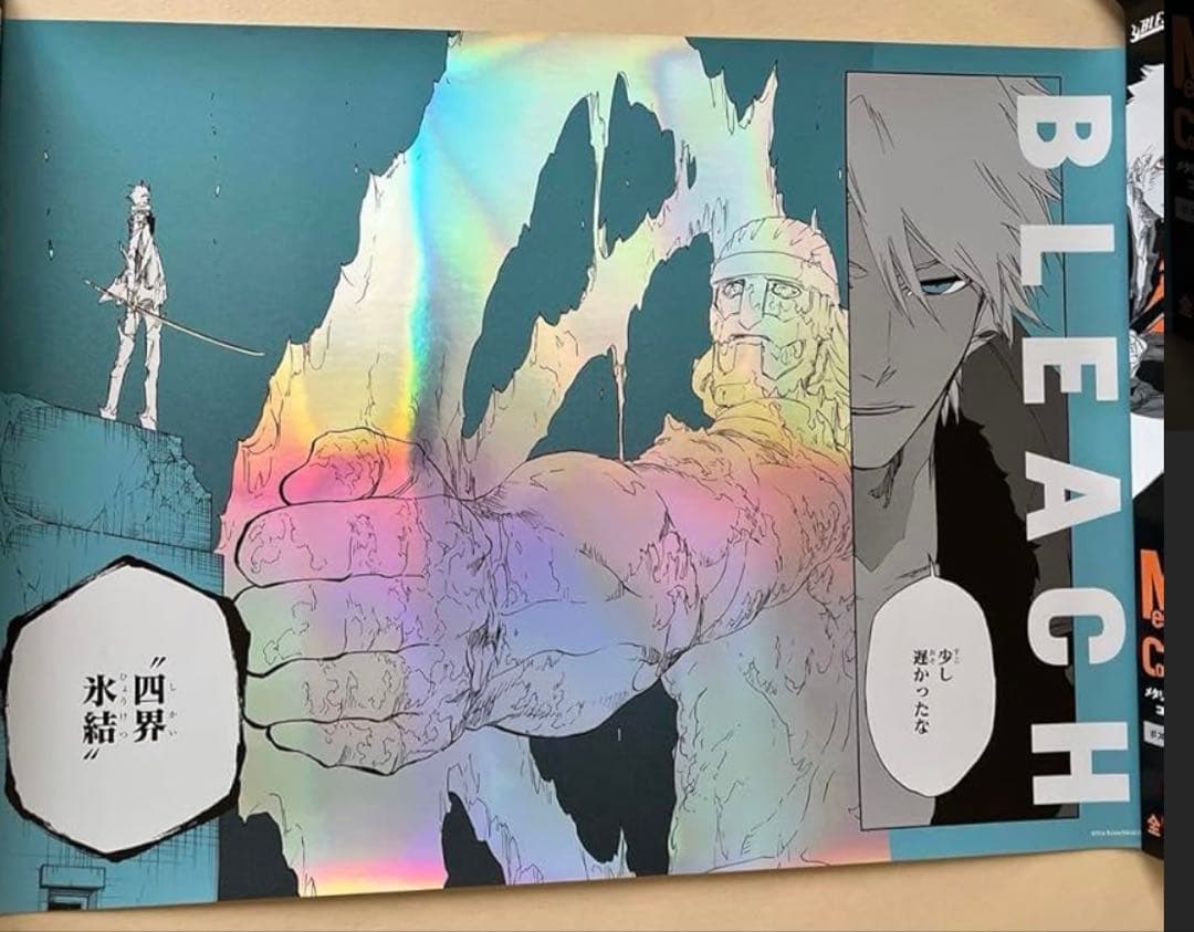 日番谷 冬獅郎 BLEACH メタリックポスター