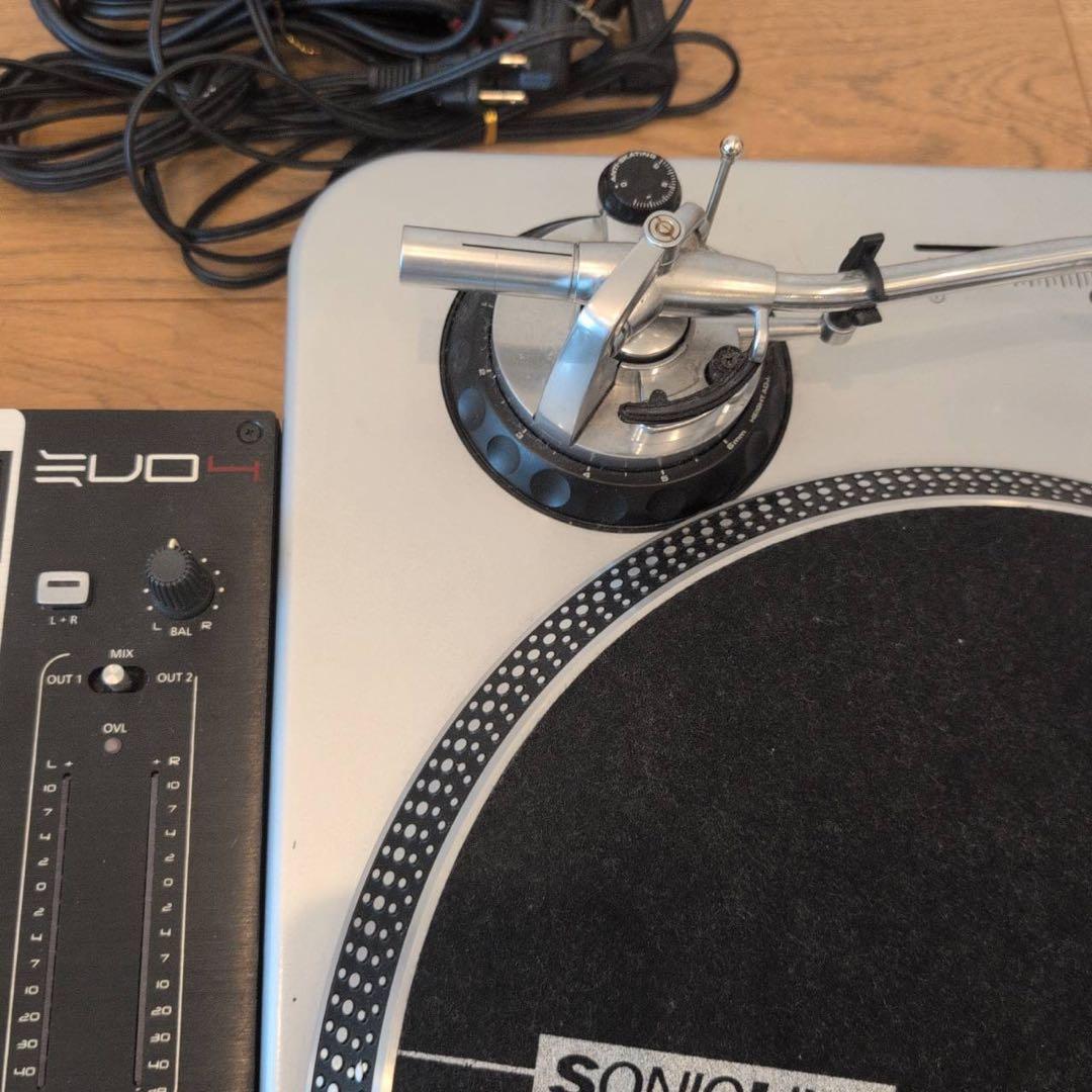 ターンテーブル　ミキサー　djセット