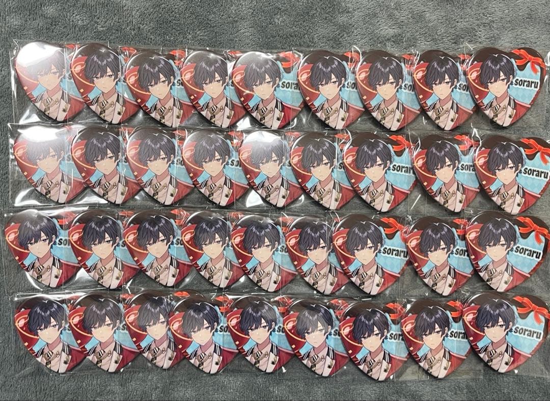 ［新品未使用品］そらる バレンタイン 缶バッジ　36個セット