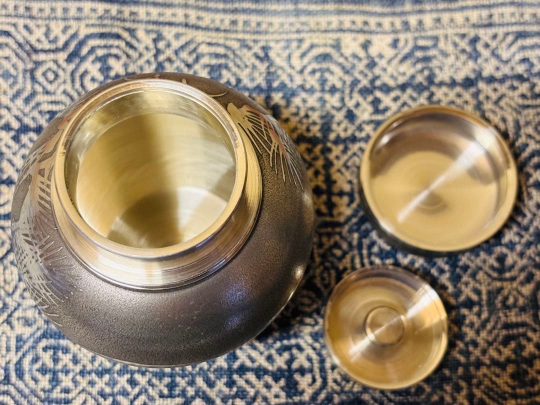 薩摩錫器　浅田錫器　茶壷