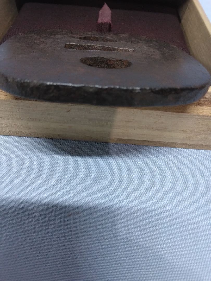 鉄製 板鍔　鍔　鐔　武具　武州住　刀剣