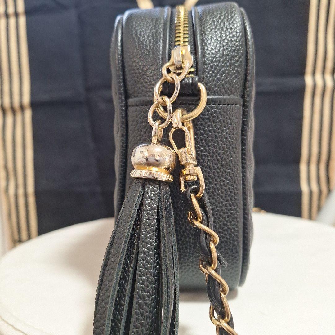 大人気❣️YSL ブラック キルティング バッグ タッセル付き ノベルティ