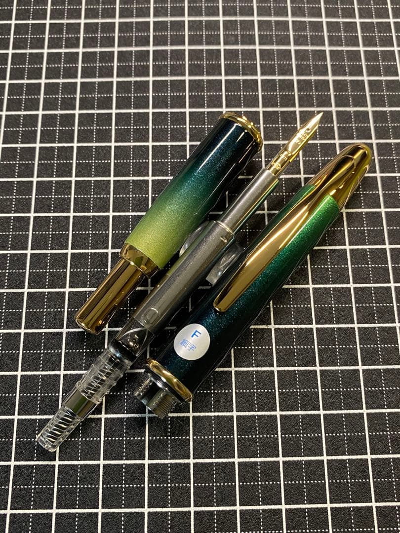 PILOT CAPLESS Bamboo-Forest 万年筆　字幅F