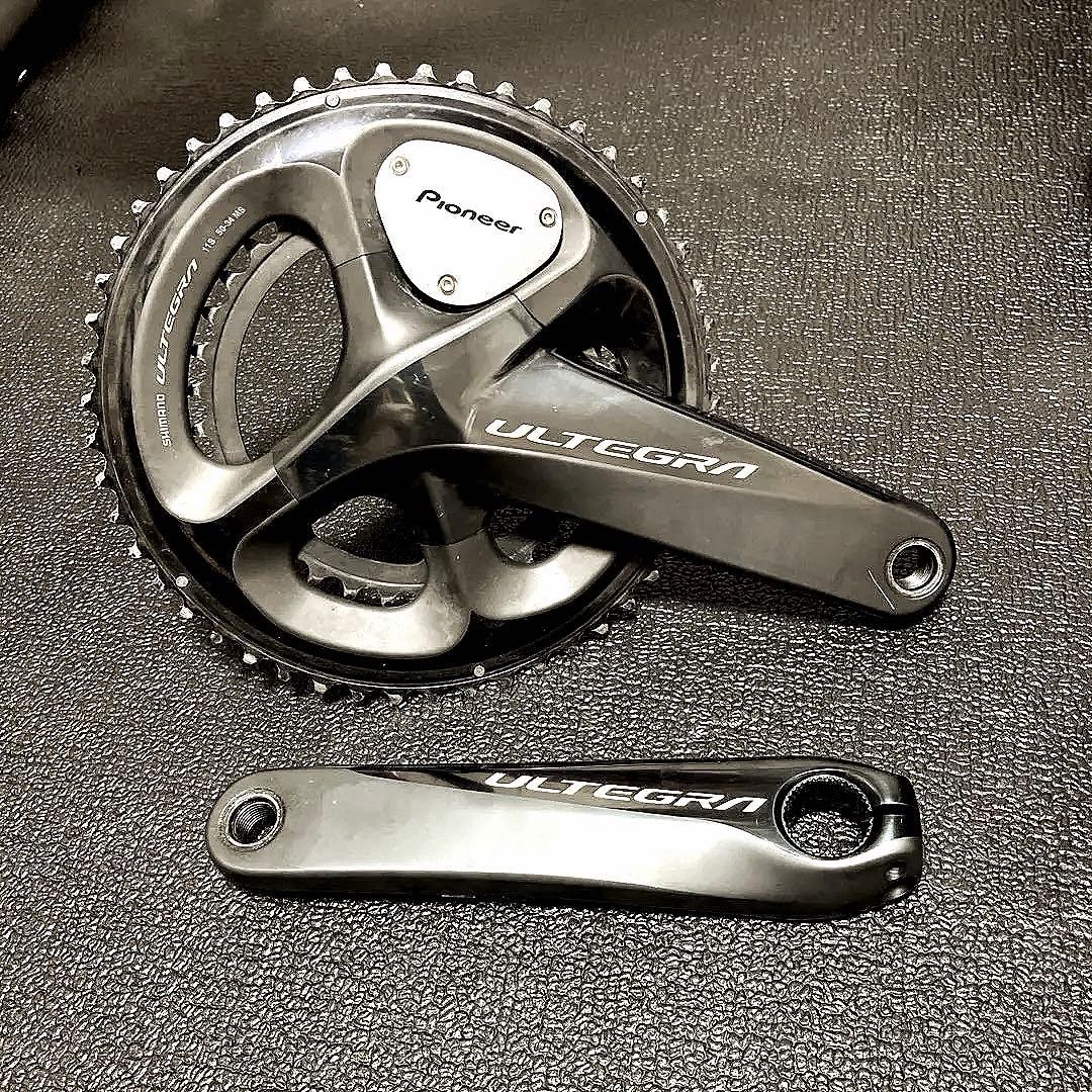 アルテグラ　パイオニア パワーメーター両側 サイコン シマノ クランク長170