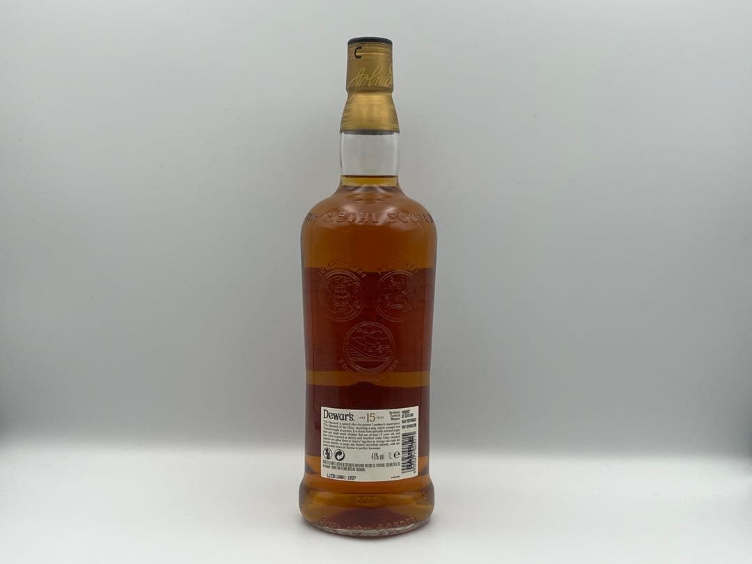 【未開栓】デュワーズ 15年 スコッチウィスキー 1L 缶付き