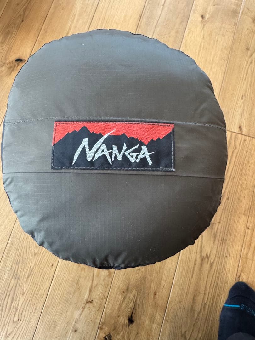 NANGA 寝袋 日本製 ダークグレー/ブラック