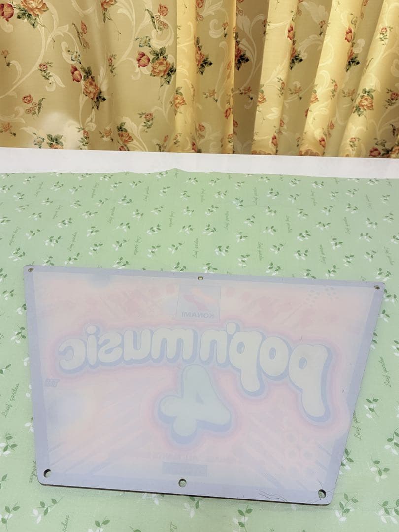 KONAMI pop'n music 4 アーケード・アクリルパネル 非売品