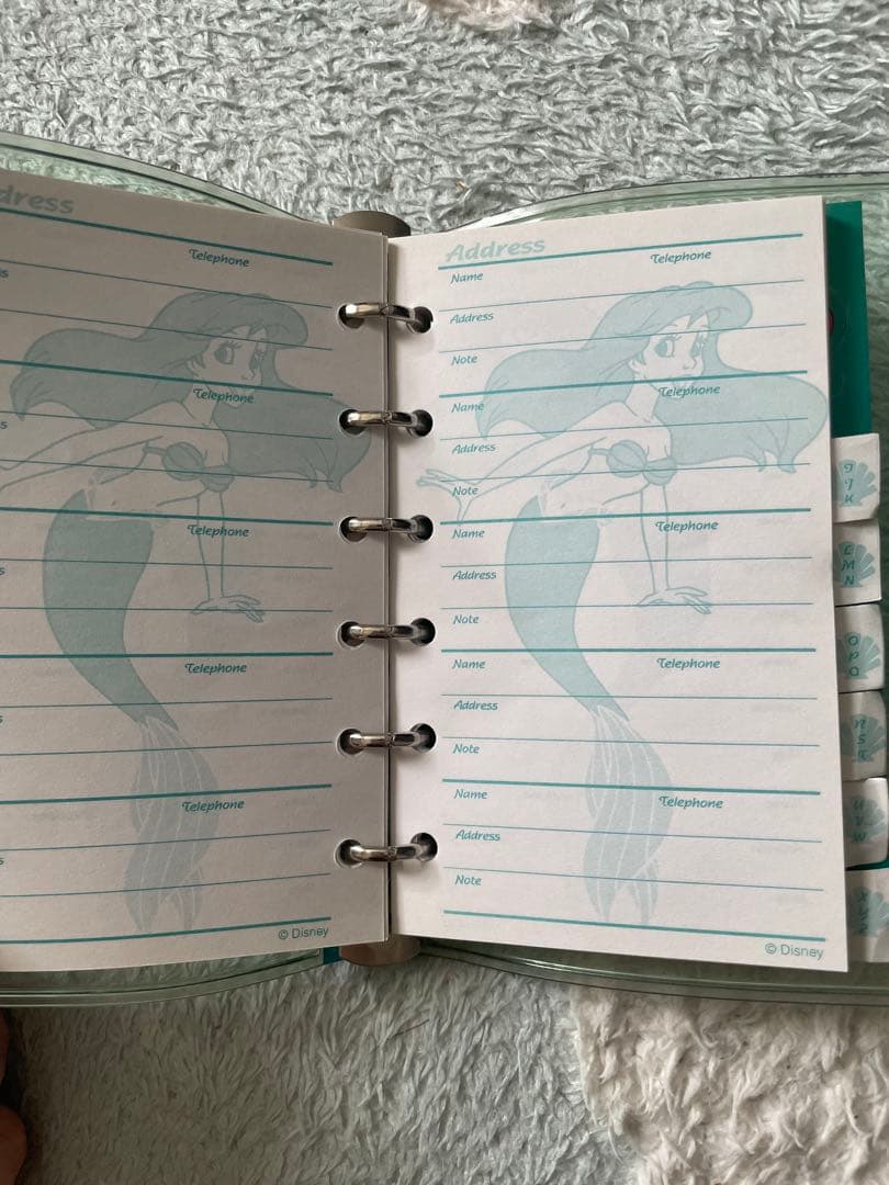 レア アリエル ☆ レトロアドレス帳