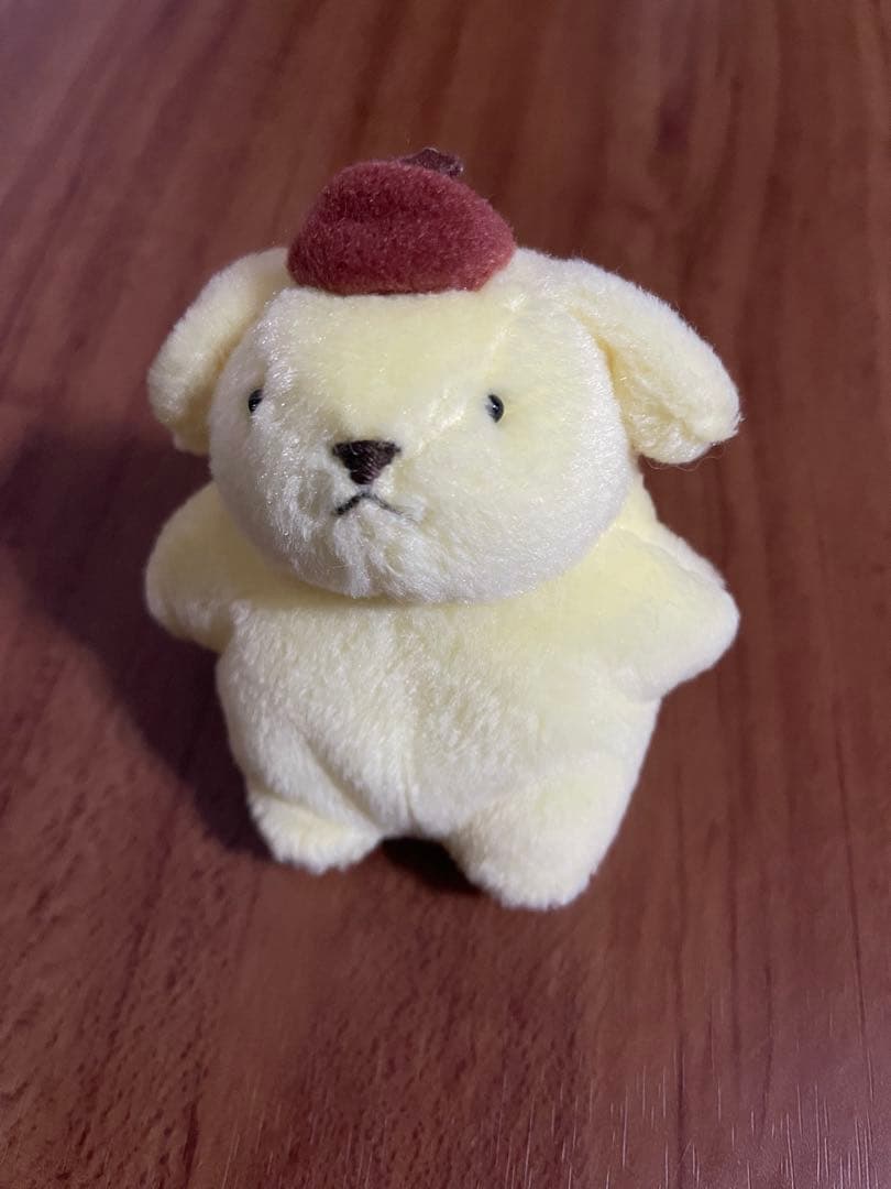 ポムポムプリン　マスコット　キーホルダー　ボールチェーン　ぬいぐるみ　レア　平成
