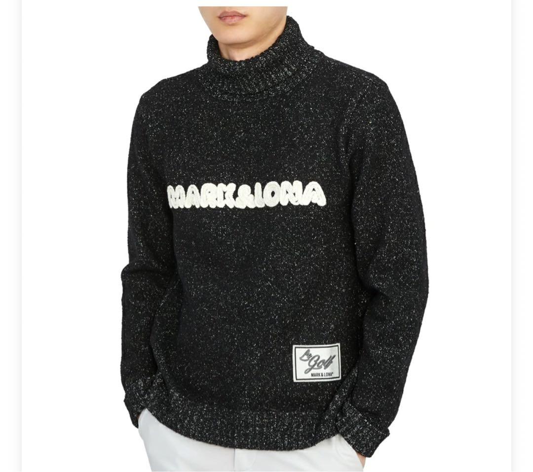 MARK&LONA タートルネックセーター ブラック