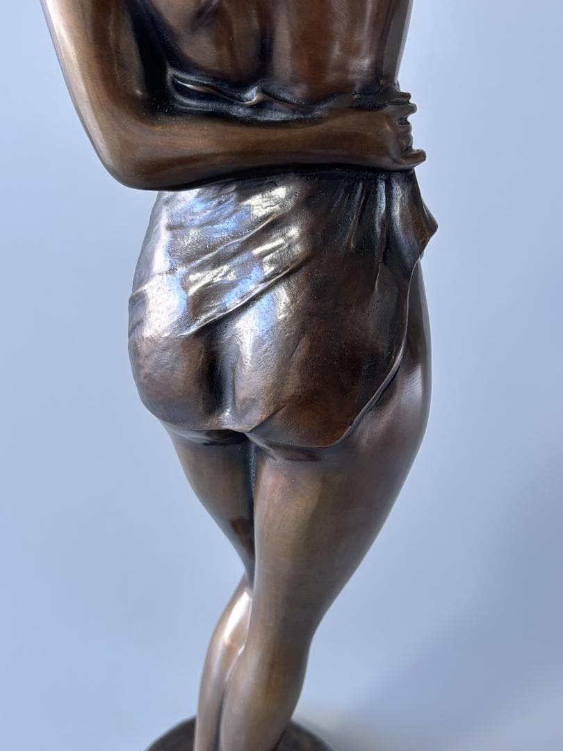 竹中正晴 ブロンズ像 はじらい 女性像 裸婦 高岡銅器 高さ62㎝
