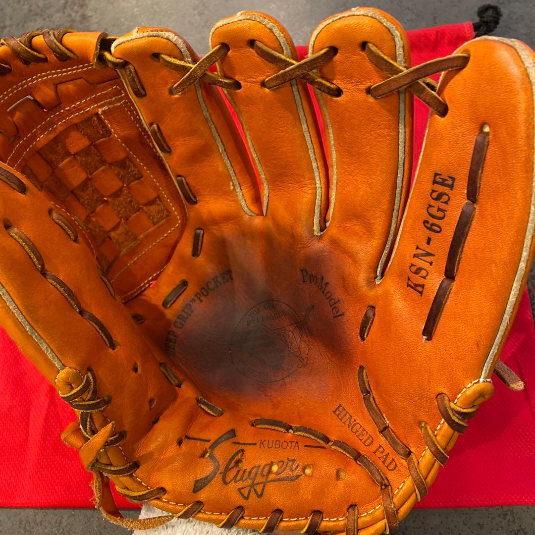 ★たみや★ 軟式グローブ　久保田スラッガー　坂本モデル　絶版　袋付き