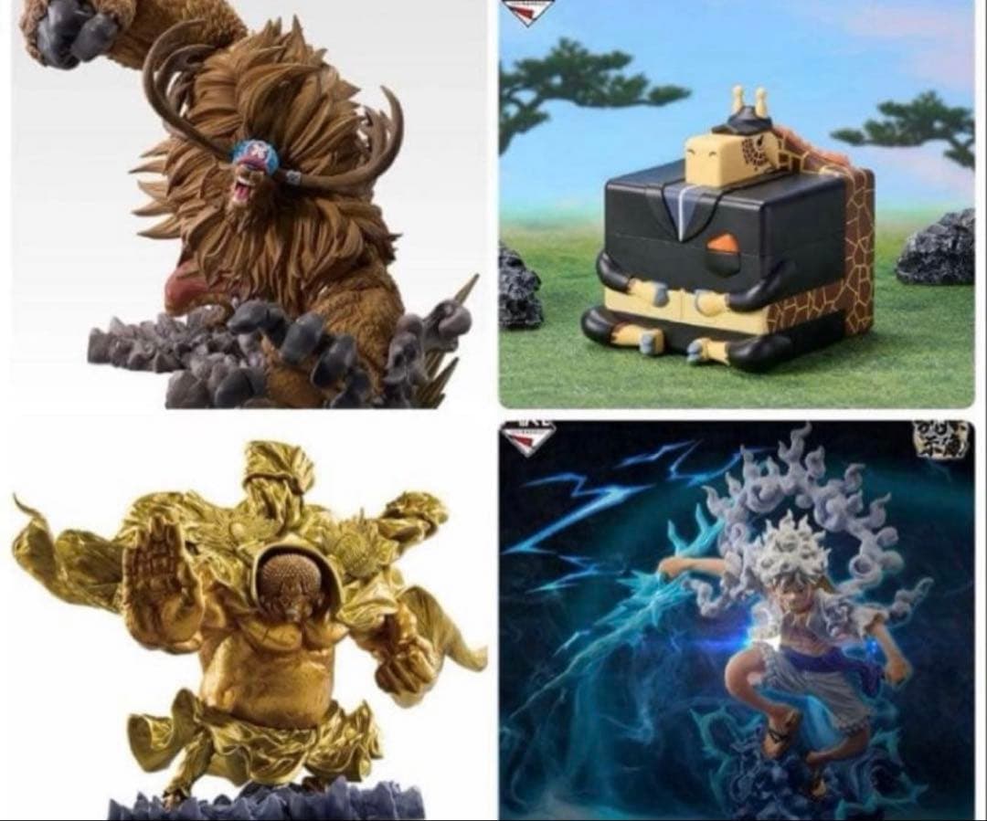 一番くじ ワンピースEX 悪魔を宿す者達Vol.3 ラストワン含む4体セット