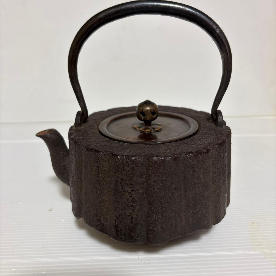 骨董品、茶道具、銀象嵌鉄瓶