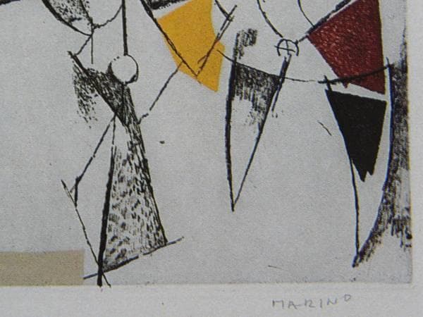 Marino Marini、scomposizione、希少画集画