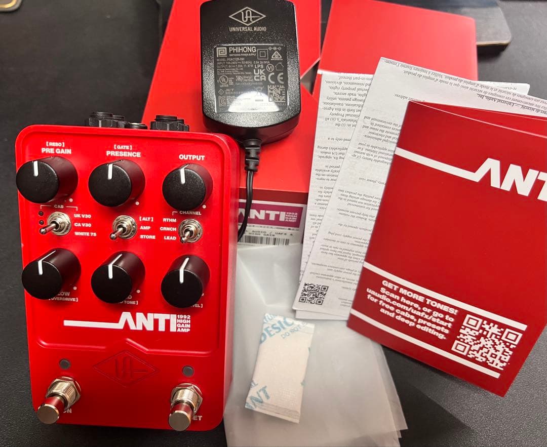 値下げ【アダプター付き】UAFX ANTI 1992 HIGH GAIN AMP