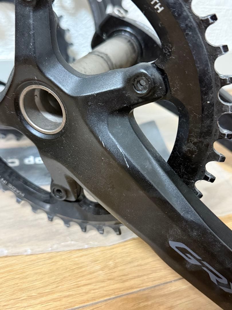 シマノGRX FC-RX600 165mm WOLF TOOTH チェーンリング