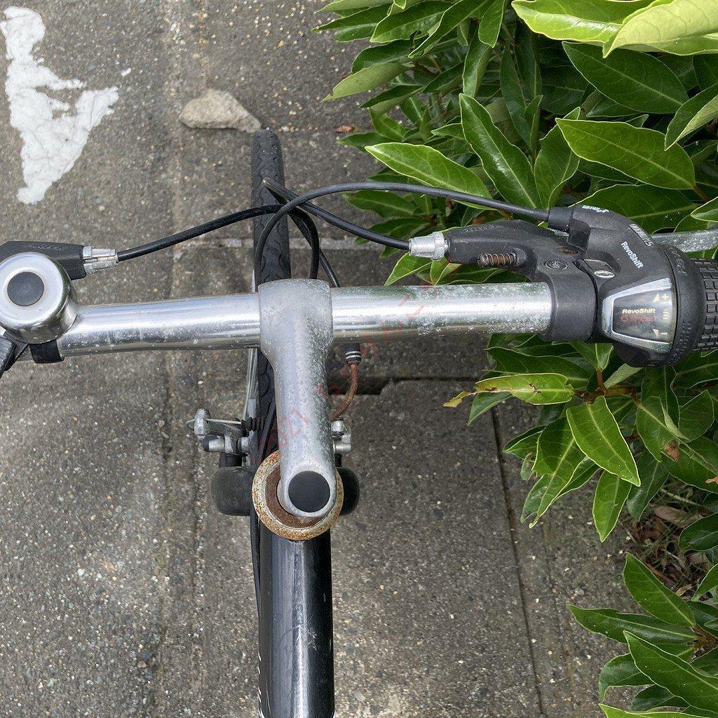 【点検/整備渡し】 外装6段 黒 700c 街乗り クロスバイク 自転車