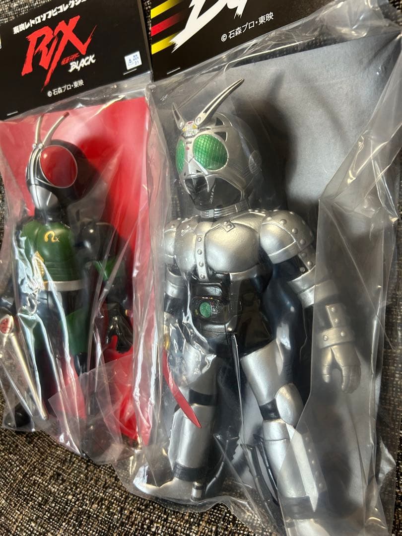 メディコム東映レトロソフビ★仮面ライダーBLACK RX &シャドームーン