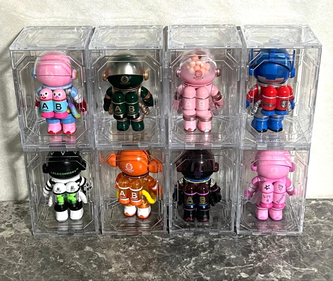 8体セットPOPMARTMEGA100%Space Molly シリーズケース付