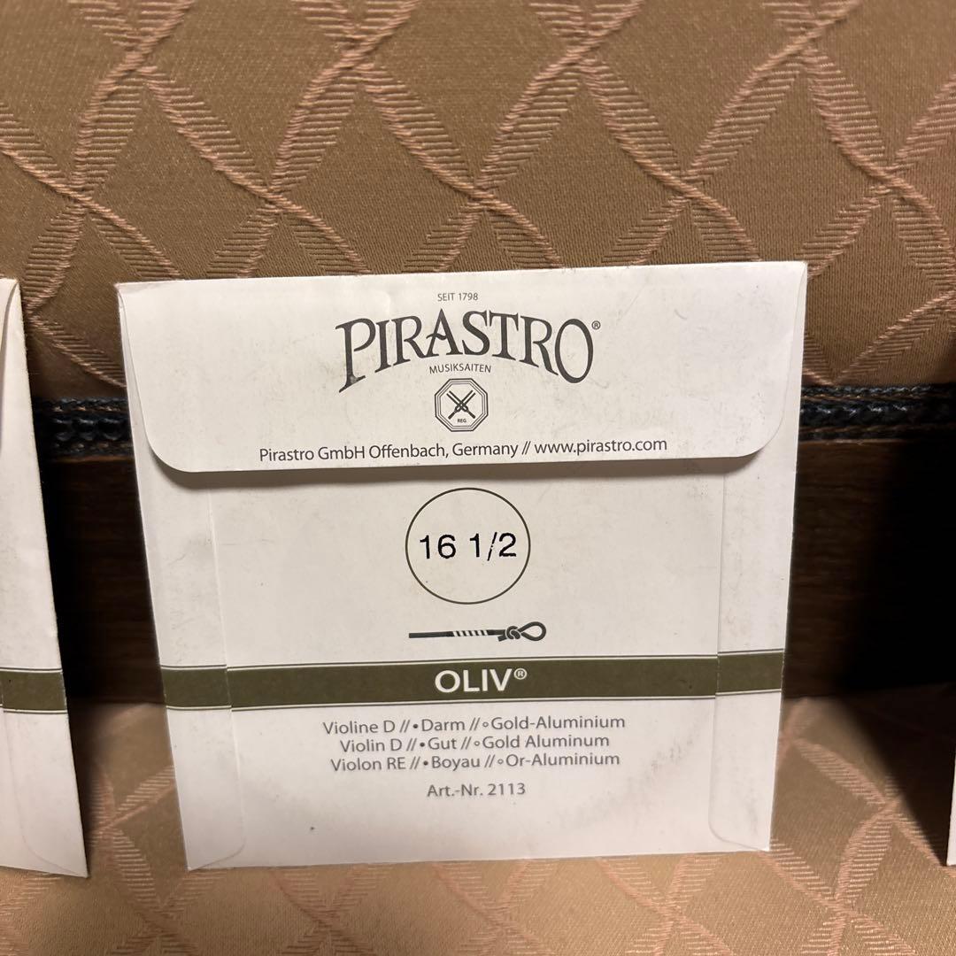 【新品未使用】PIRASTRO OLIV ヴァイオリン　弦 A.D.Gセット