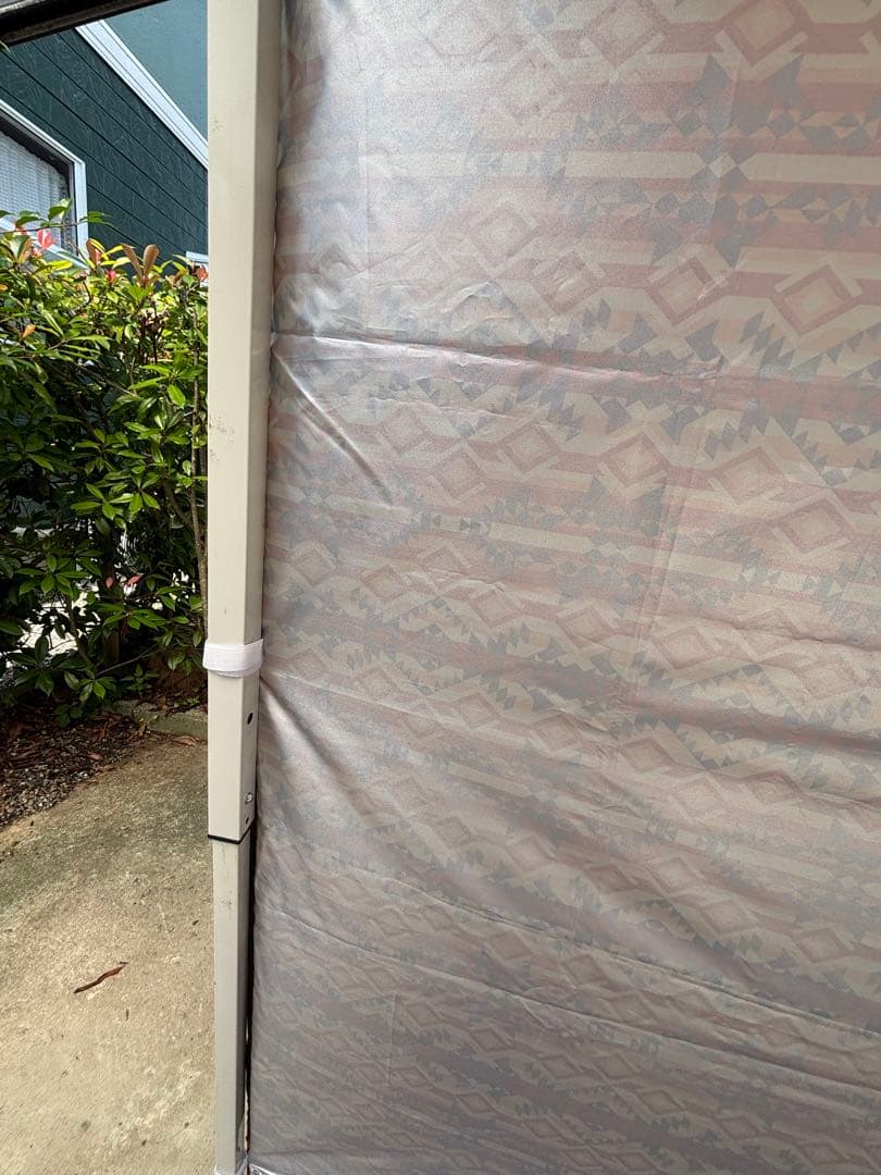 FIELDOOR タープテント 2.5m×2.5m サイドシート付（送料込）