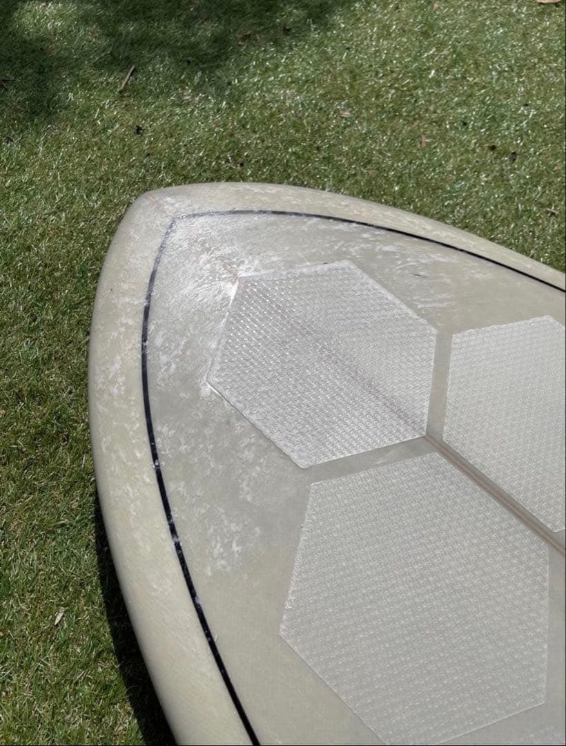 サーフボード　7'2\" シングルフィン Captain Fin付き