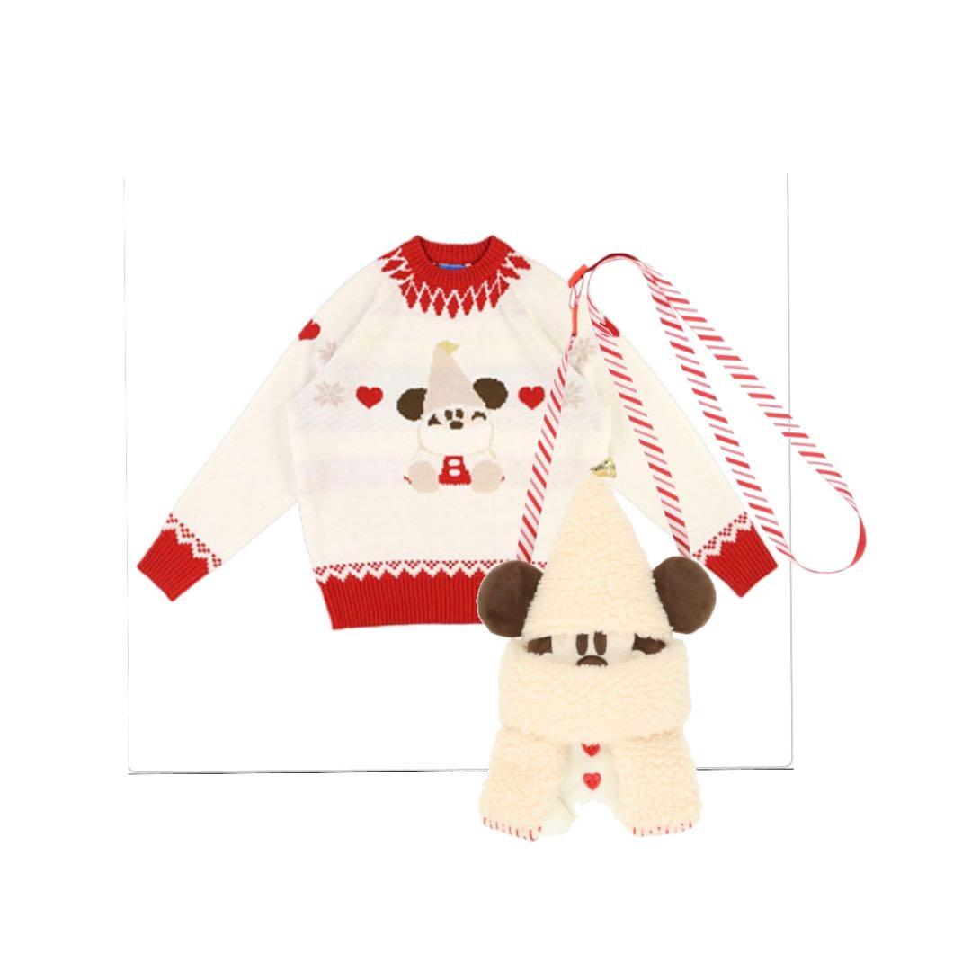 ディズニー クリスマス 2024 リルリンリン ショルダーバッグ、セーター