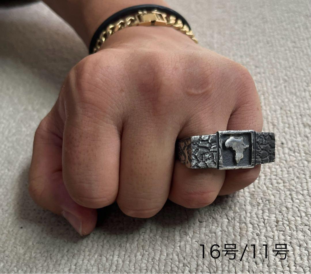 ビンテージ ダブルリング 指輪　レゲエ　アフリカ　ラスタ　ボブマーリー