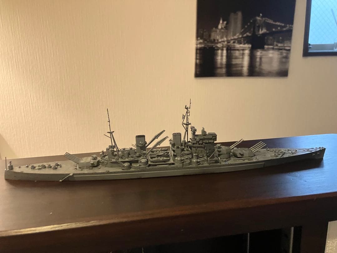 戦艦　キングジョージⅤ世　ジオラマ　ジオラマにします。