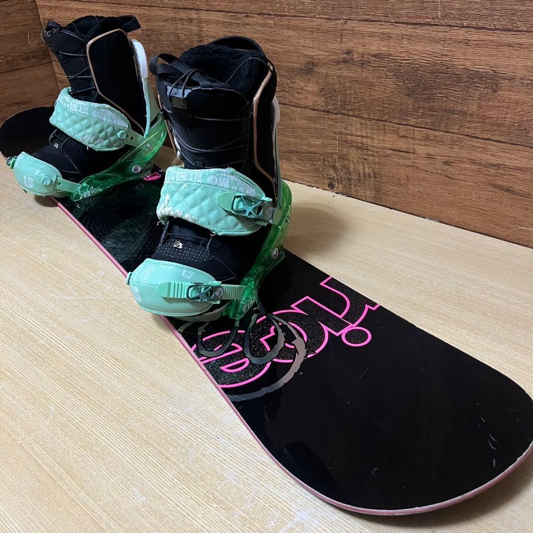 RICE28 ライス28　BURTON レディーススノーボード　4点　メンテ済み