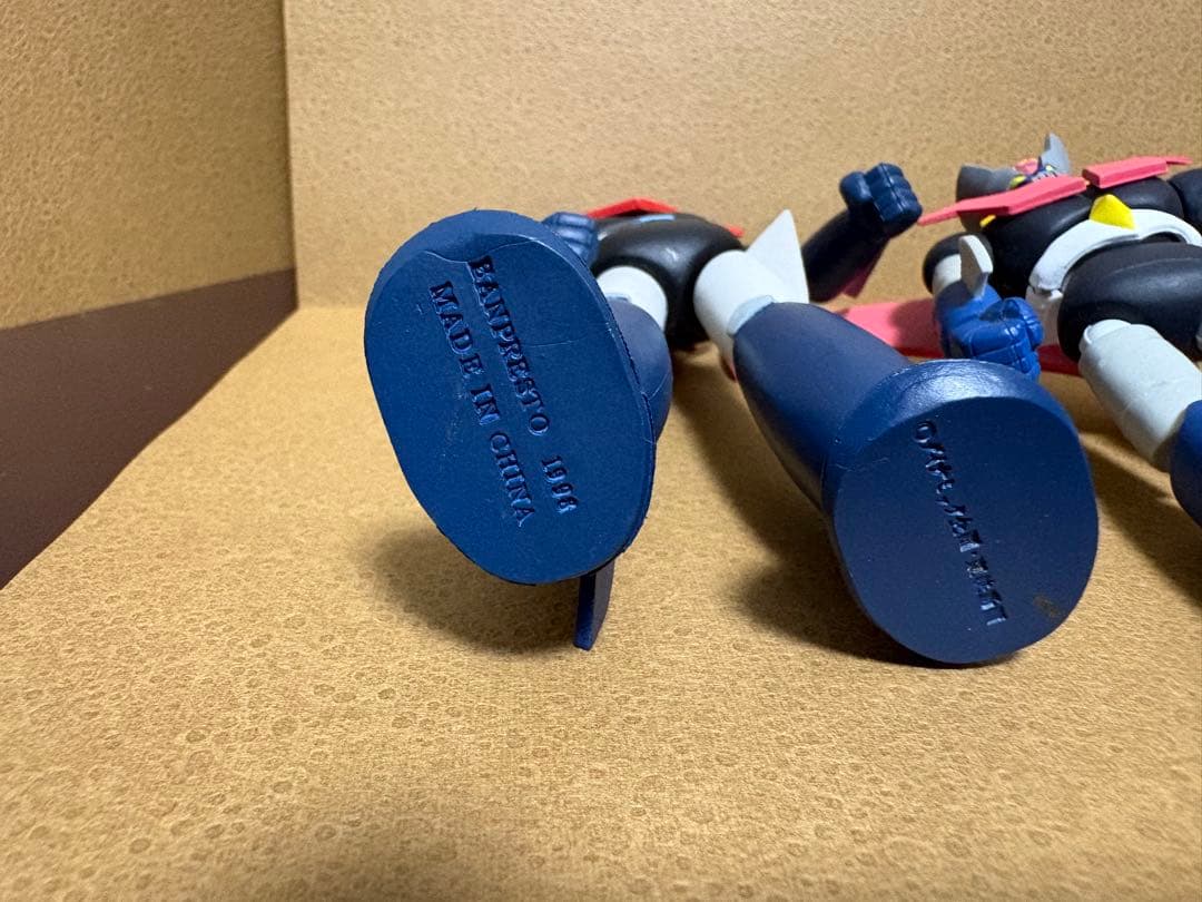 【当時物】激レア グレートマジンガー 未塗装白原型＆彩色済みソフビ 3体セット