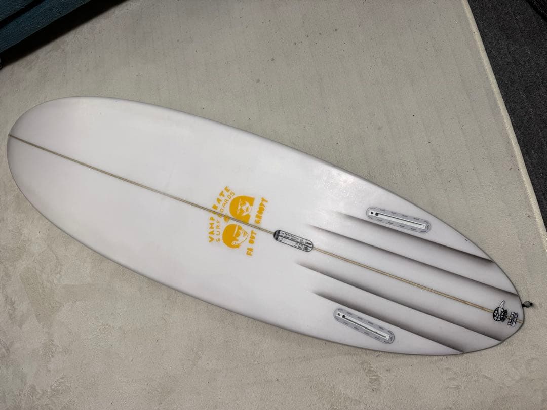 バンパイレーツ サーフボード 6’6 20 1/2 2 5/8 37.62L