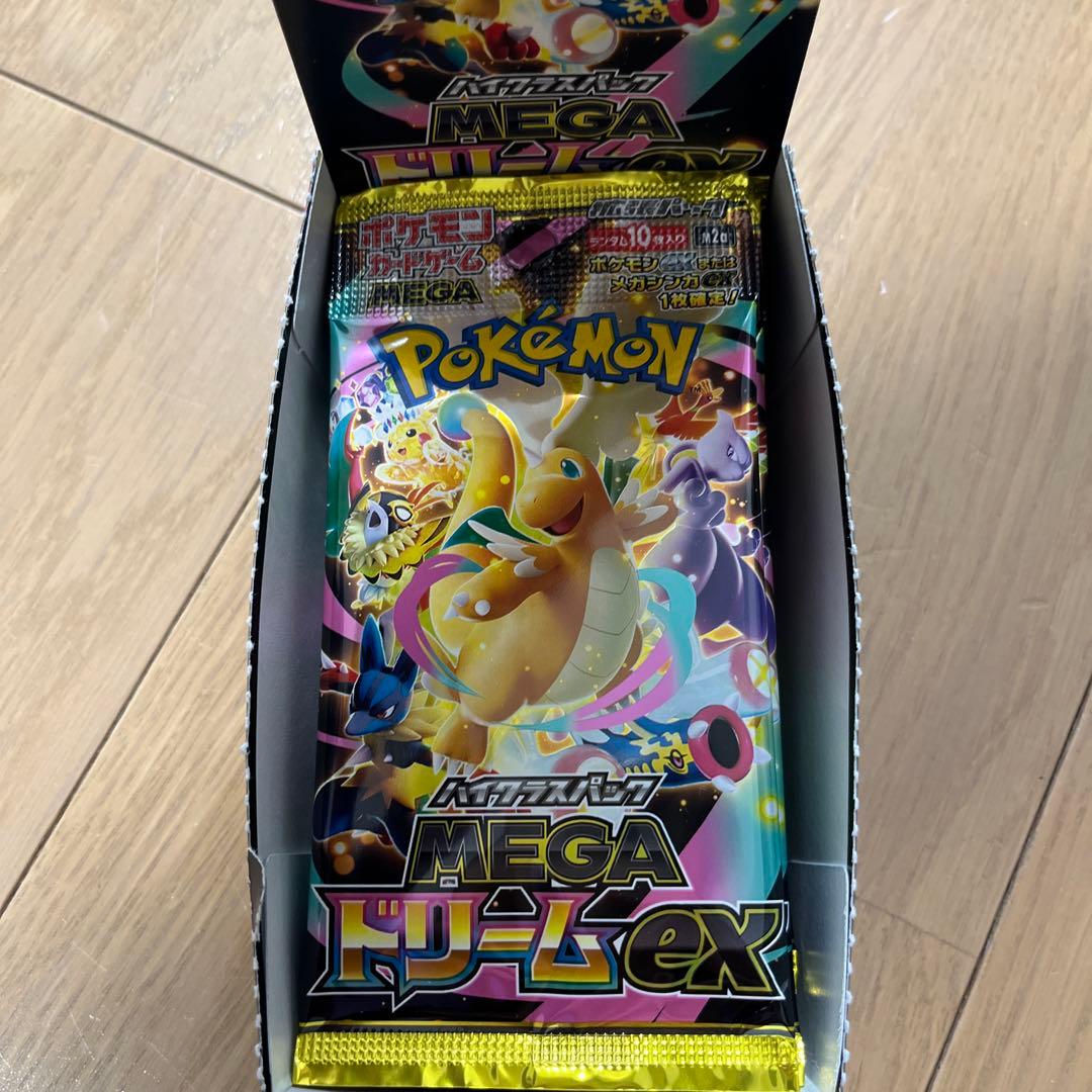 ポケモンカード MEGAドリームex 10パック 1BOX
