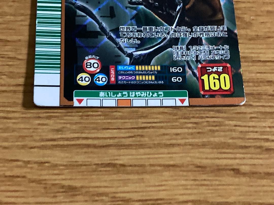 甲虫王者ムシキング　2007 カード5枚