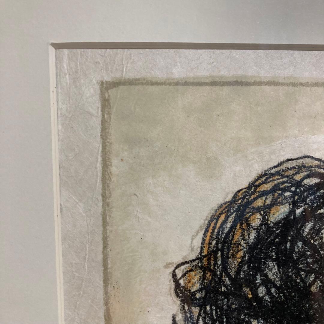 【真作保証】ジャン・ジャンセン「母と子」リトグラフ 直筆サイン 版画 絵画