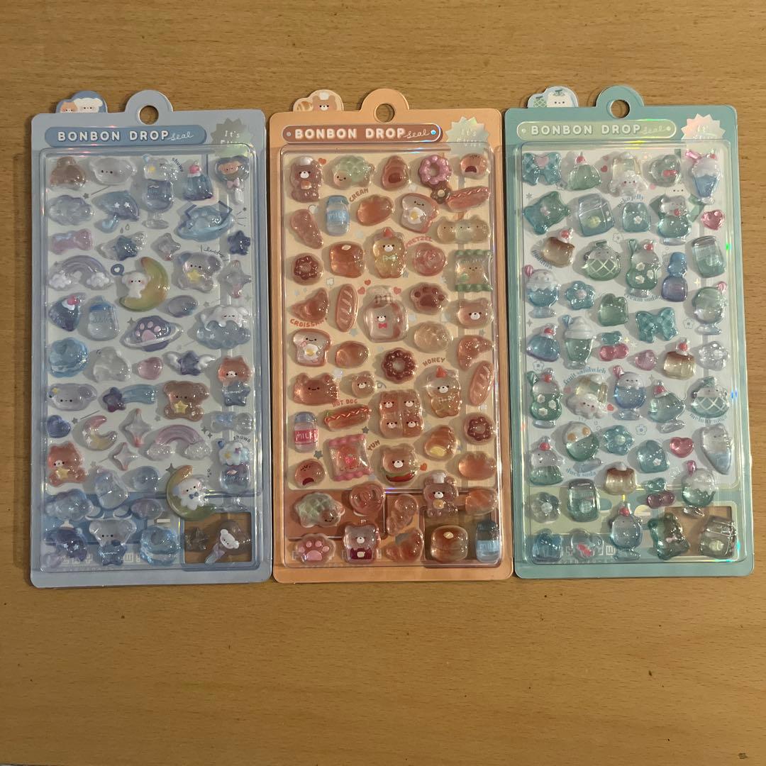 ボンボンドロップシール　オリジナル　9種　まとめ売り