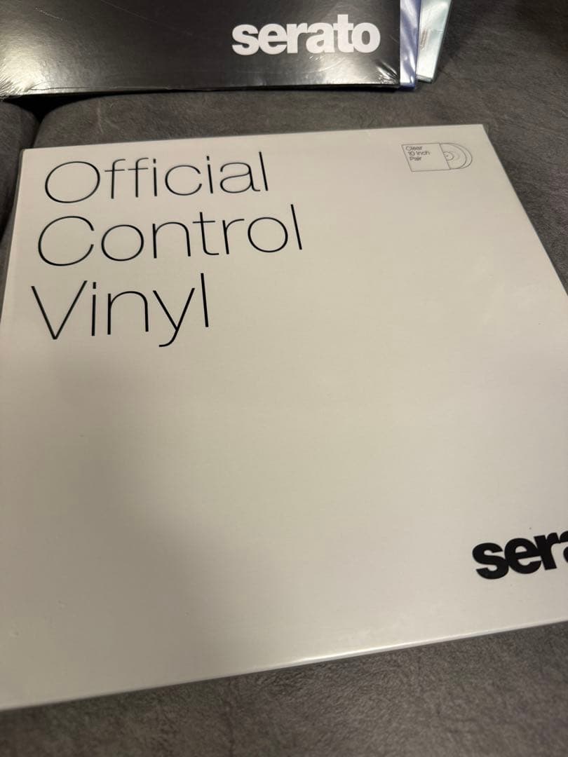 serato コントロールレコード　透明　10インチ