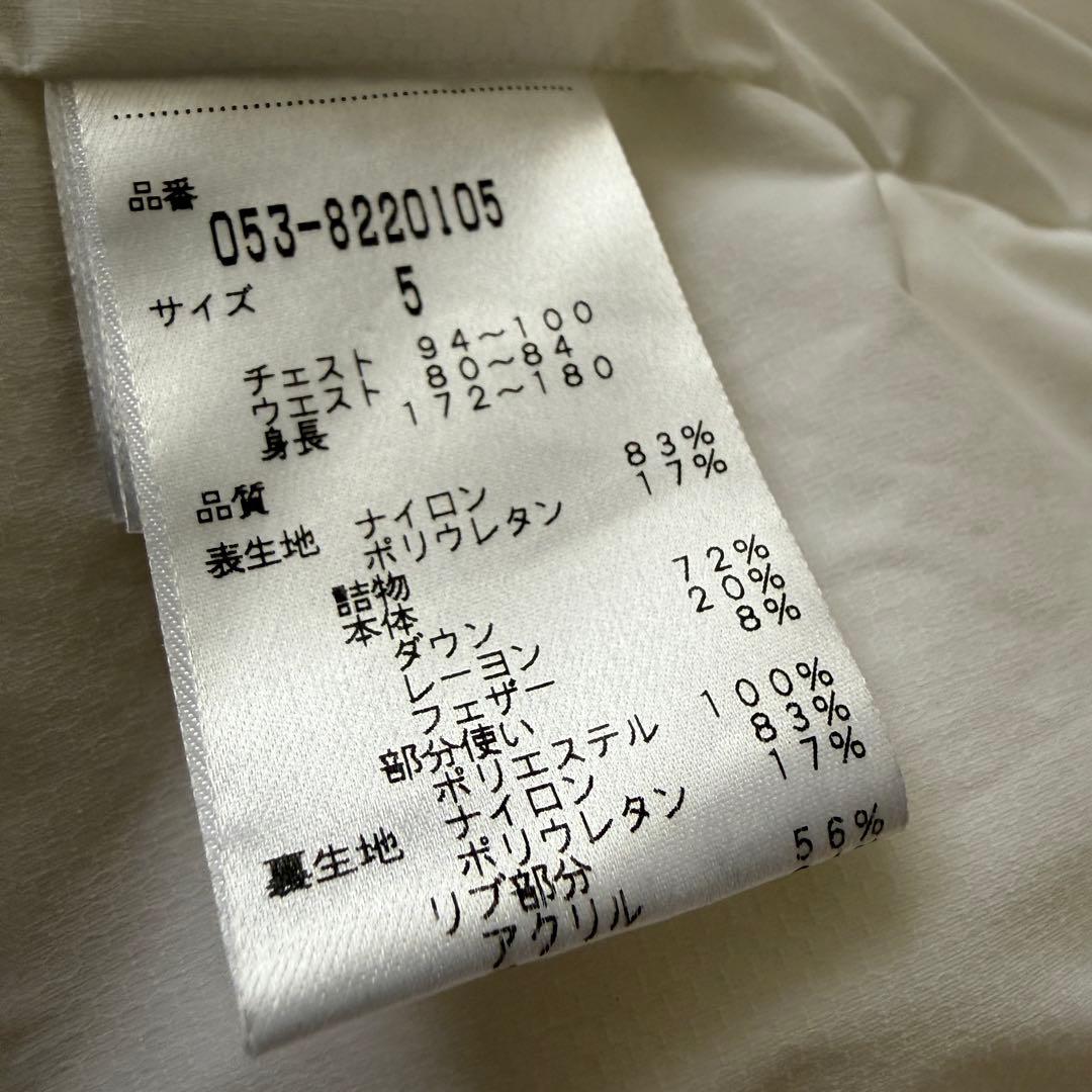 パーリーゲイツ　ダウン　ジャケット　ブルゾン　L〜XL相当 白　ドローコード付き