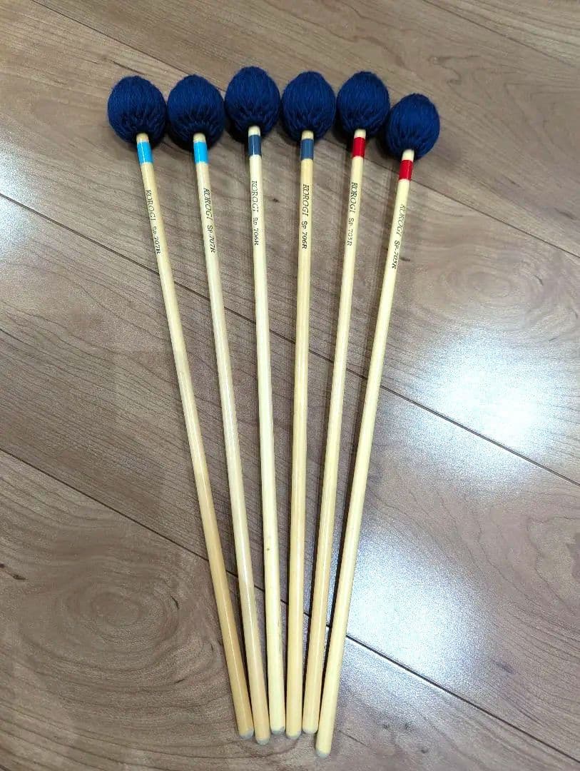 【値引きしました！】マリンバ用　マレットセット　ケース付