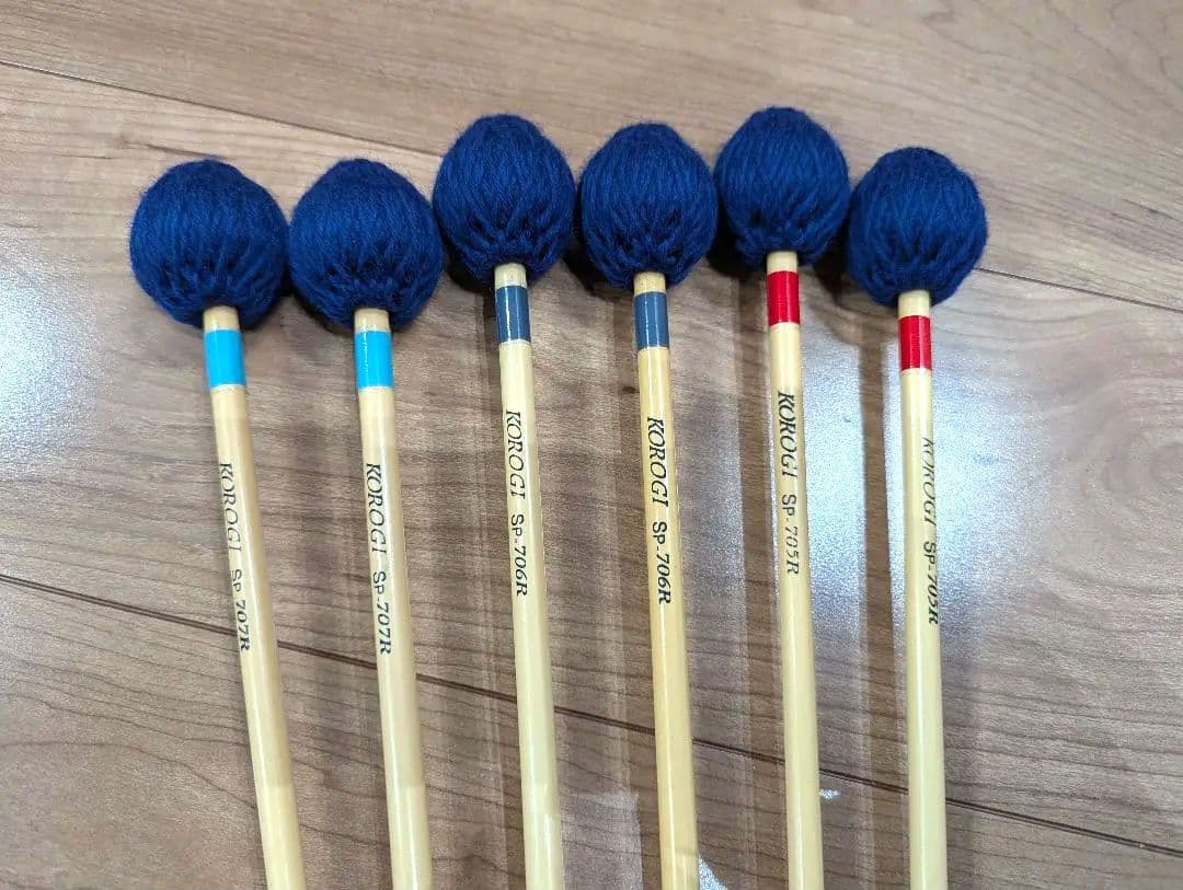 【値引きしました！】マリンバ用　マレットセット　ケース付